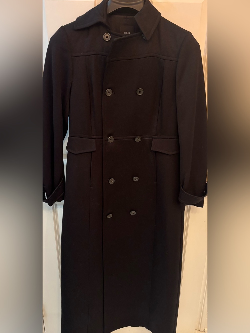 Jcrew Wool Gabardine Long Coat